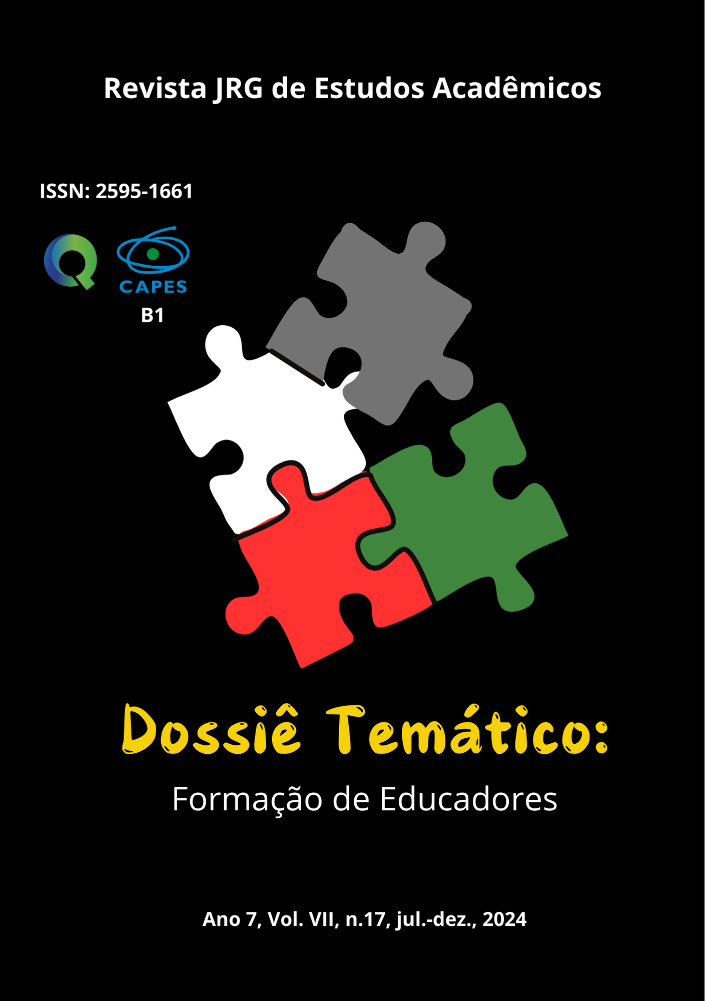 					Visualizar v. 7 n. 17 (2024): Dossiê Temático: Formação de Educadores
				